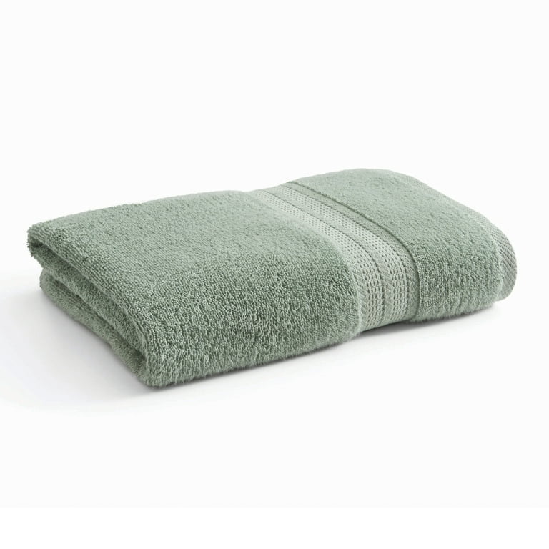 Better Homes & Gardens Adult Bath Towel, Solid Green