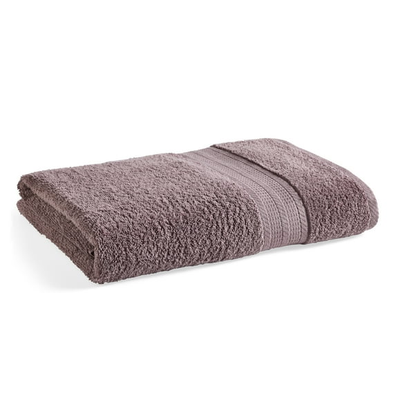 Better Homes & Gardens Adult Bath Towel, Solid Purple