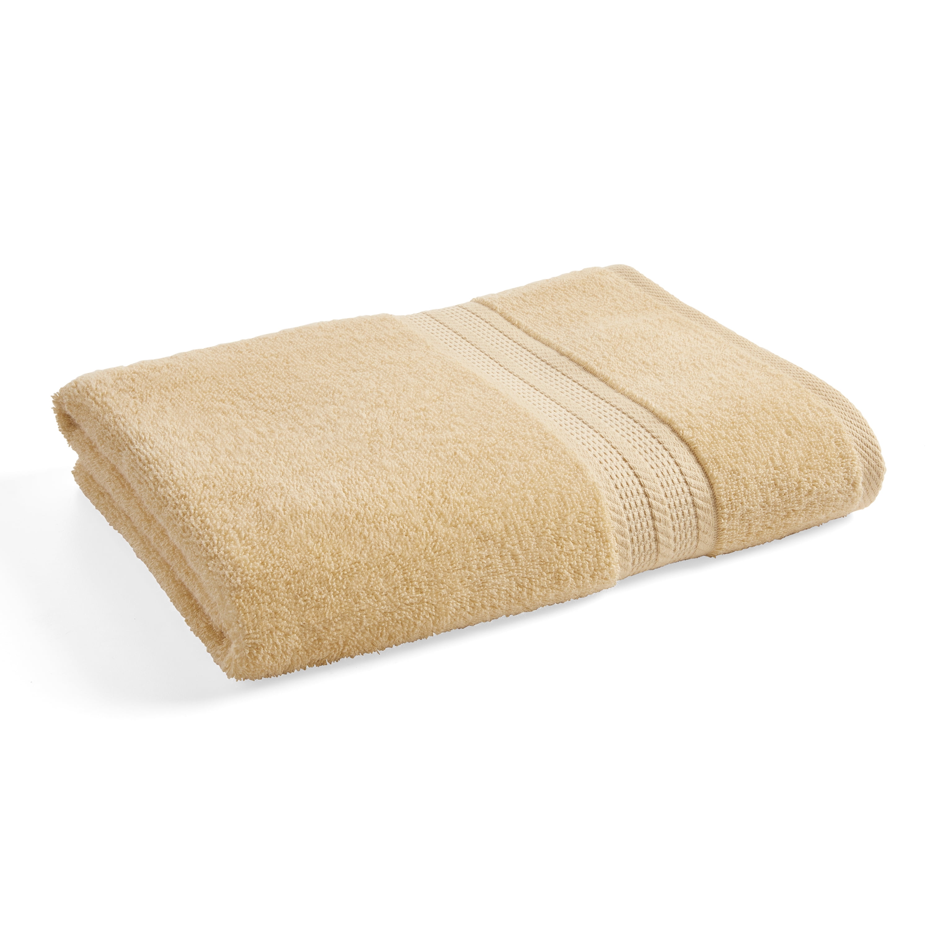Better Homes & Gardens Adult Bath Towel, Solid Yellow