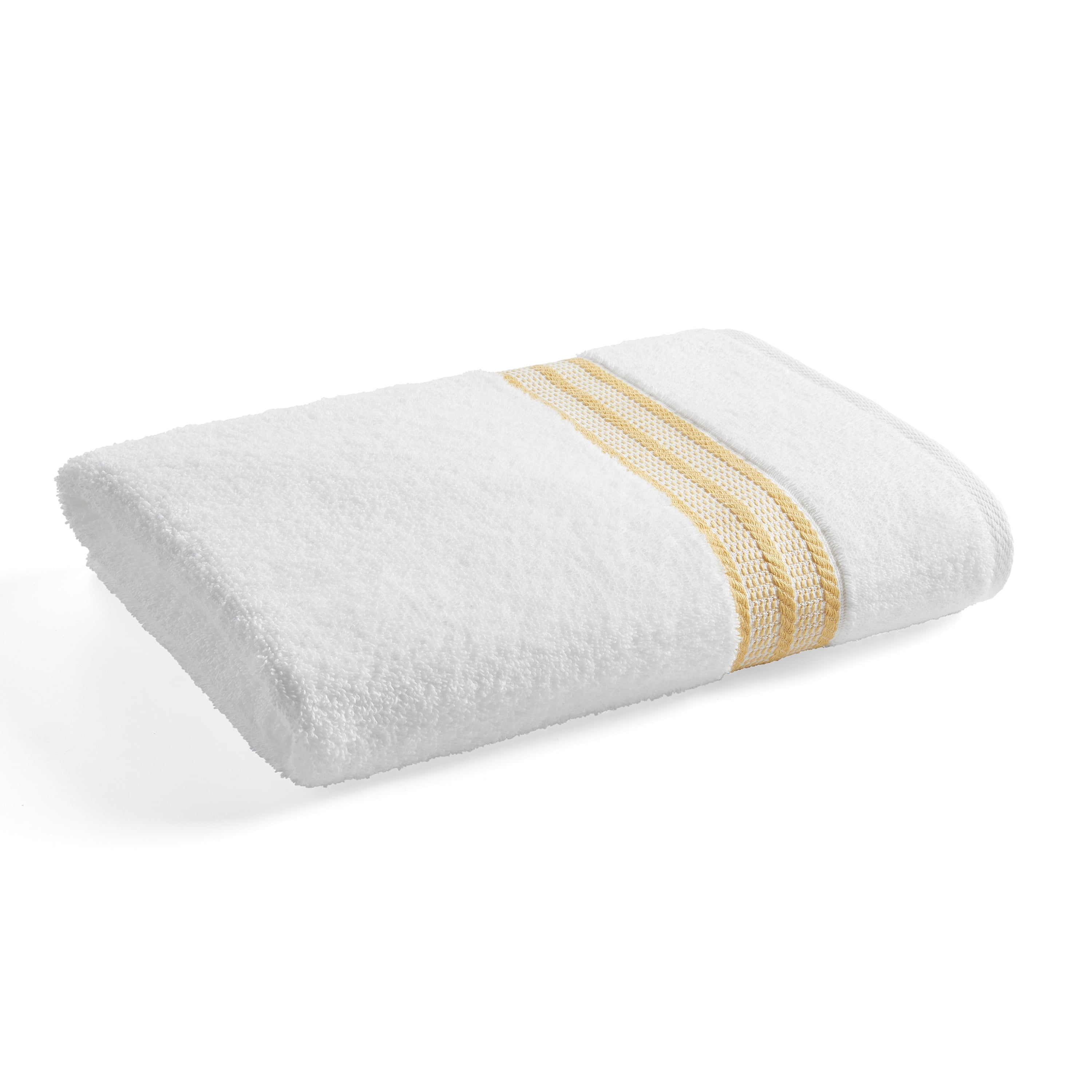Better Homes & Gardens Adult Bath Towel, Yellow Stripe