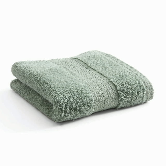 Better Homes & Gardens Adult Hand Towel, Solid Green
