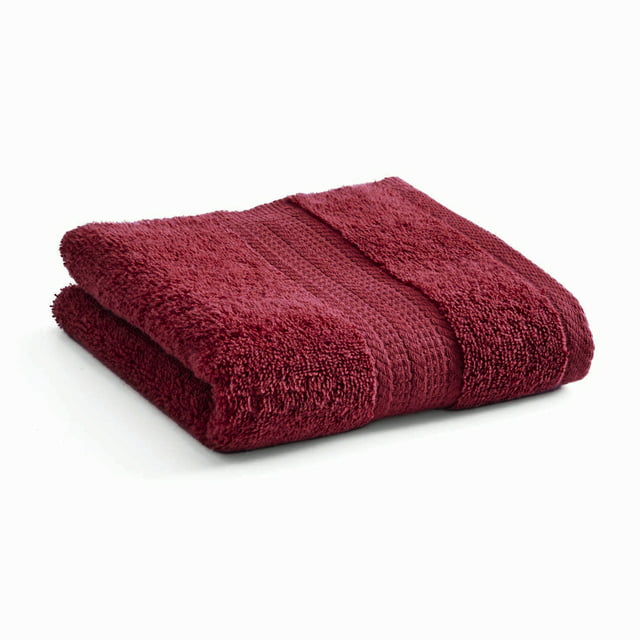 Better Homes & Gardens Adult Hand Towel, Solid Red