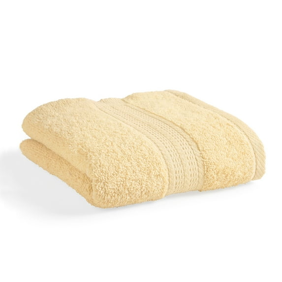 Better Homes & Gardens Adult Hand Towel, Solid Yellow