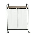 thumbnail interactive-video image 1 of Better Homes & Gardens Metal Frame Laundry Sorter with 2 White Fabric Liners, Adult, 1 of 10
