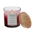thumbnail interactive-video image 1 of Better Homes and Gardens Amber and Saffron Scented 2-Wick Ombre Jar Candle 12oz., 1 of 10