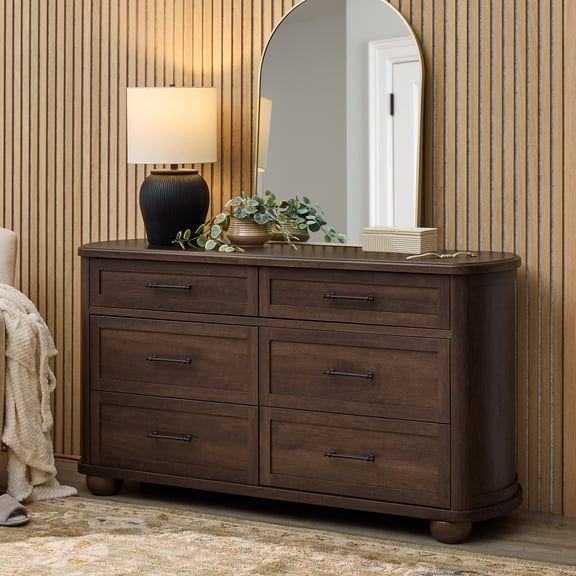Better Homes & Gardens Ambrose 6-Drawer Dresser, Coffee Bean Finish