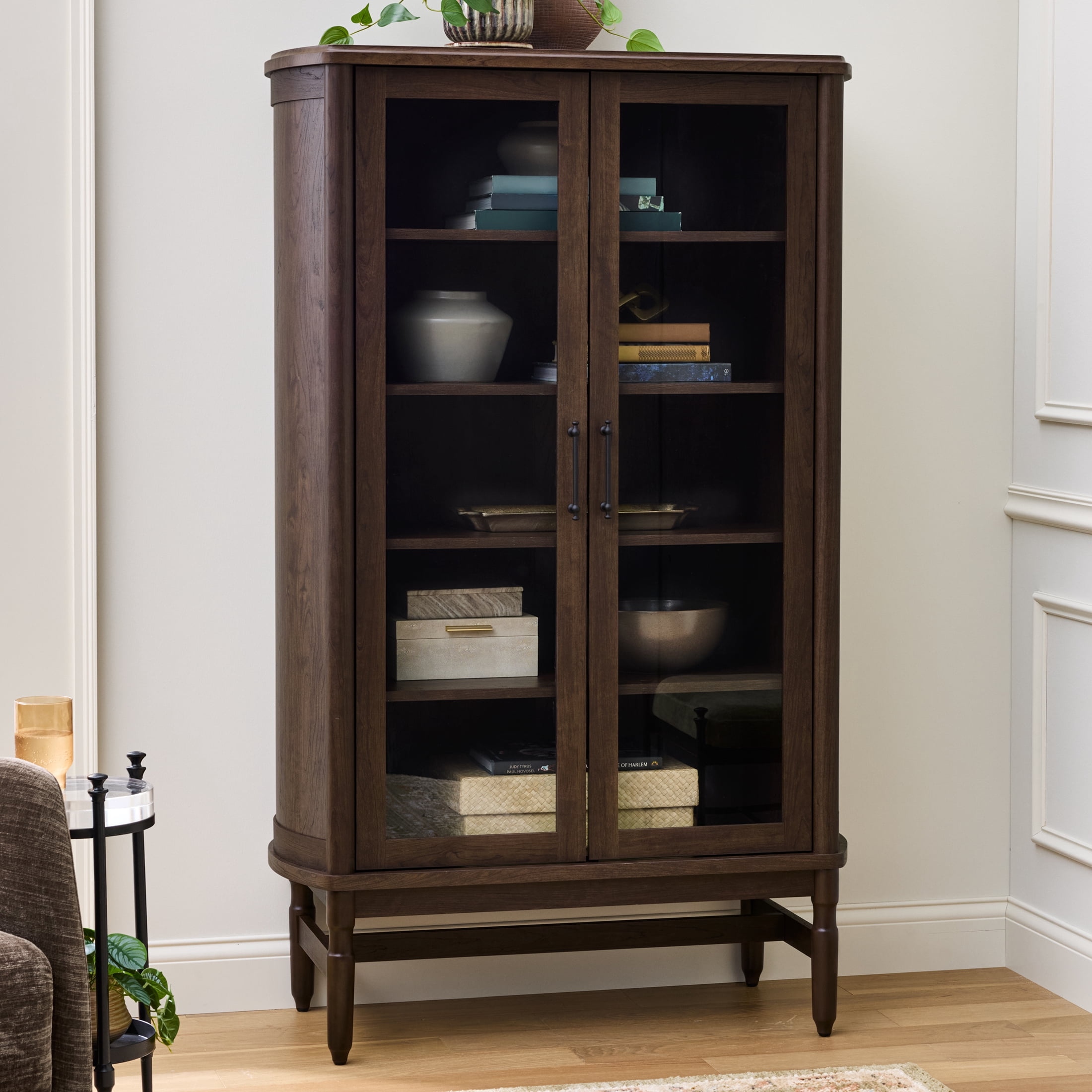 Better Homes & Gardens Ambrose Curio Cabinet, Coffee