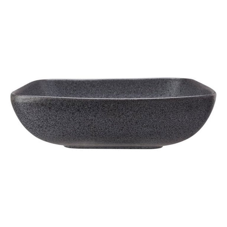 Better Homes & Gardens Dark Gray Square-Shaped Stoneware Dinner