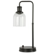 Better Homes & Gardens Antique Bronze Desk Lamp with AC Outlet, Bronze Finish