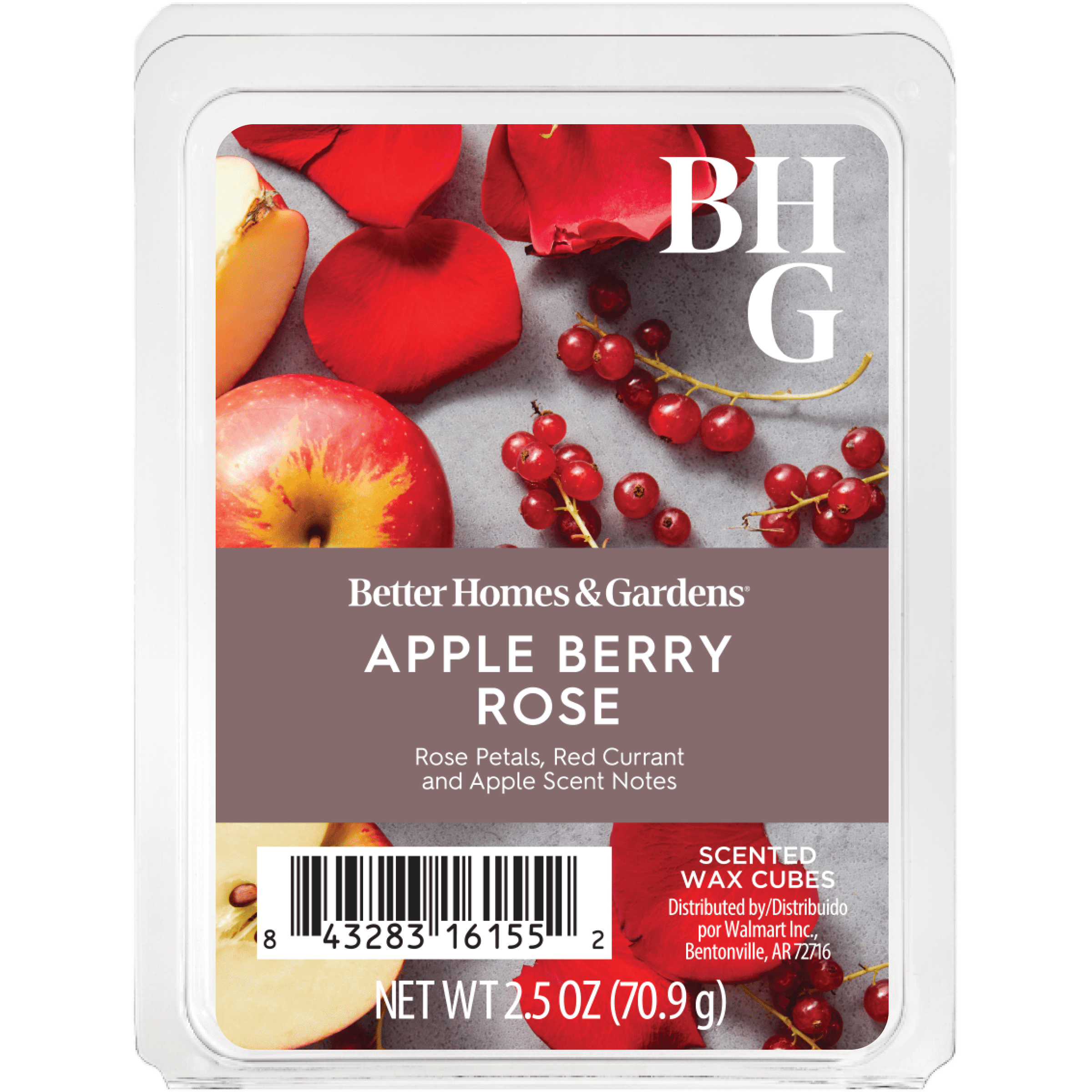 Better Homes & Gardens Apple Berry Rose Scented Wax Melts 2.5 oz