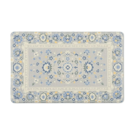 Better Homes & Gardens Arbela Comfort Kitchen Mat, Grey, 20"W x 32"L