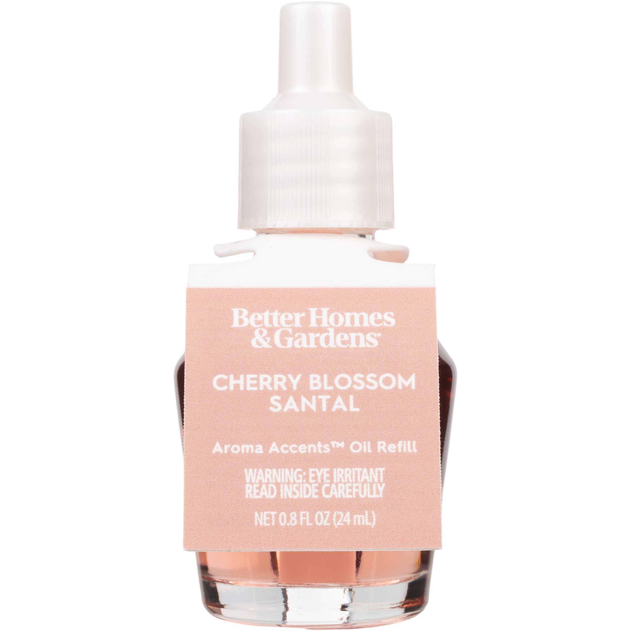 Better Homes & Gardens Aroma Accents Cherry Blossom & Santal Fragrance Oil Refill, 24 mL