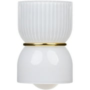 Better Homes & Gardens Aroma Accents Fragrance Plug with LED, Ribbed Glass White