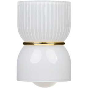 Better Homes & Gardens Aroma Accents Fragrance Plug with LED, Ribbed Glass White