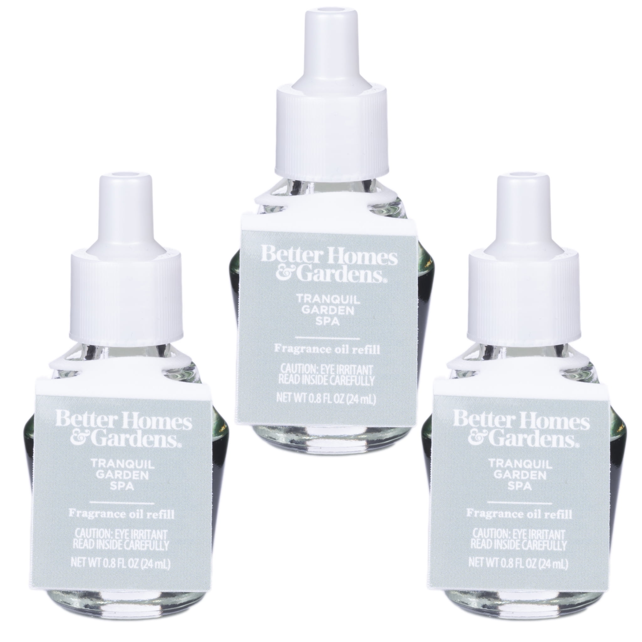 Better Homes & Gardens Aroma Accents Oil Refill 24 mL (3-Pack), Tranquil Garden Spa