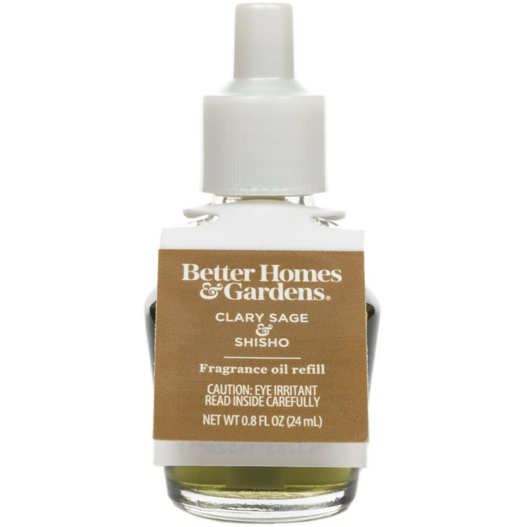Better Homes & Gardens Aroma Accents Oil Refill 24 mL, Clary Sage & Shisho  