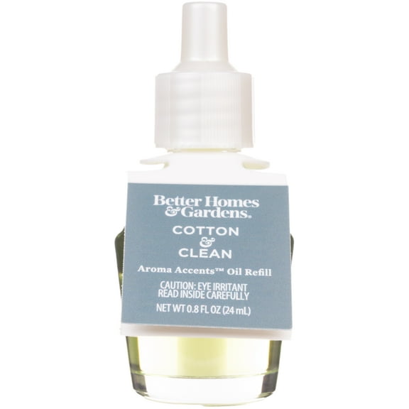 Better Homes & Gardens Aroma Accents Oil Refill, Cotton & Clean