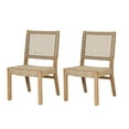 Better Homes & Gardens Ashbrook 2Pack Teak & Wicker Dining Chairs by