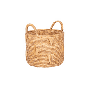 Better Homes & Gardens Athena 12 in Round Bulrush Basket Planter