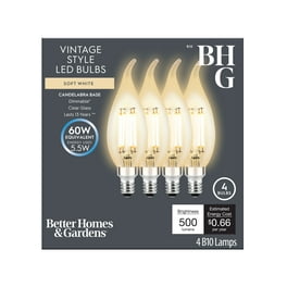 Cree 60-Watt Equivalent B11 Candelabra Exceptional Light Quality Dimmable E12 LED Light Bulb Soft White (2700K) (2-Pack) Cree 60-Watt Equivalent B11 Candelabra Exceptional Light Quality Dimmable E12 LED Light Bulb Soft White (2700K) (2-Pack)
