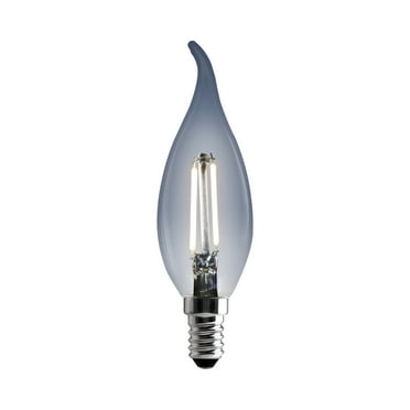 Better Homes & Gardens B10 Vintage smokey LED Light Bulb, 25W Eqv, Dim, E12, Daylight - 8 Pk
