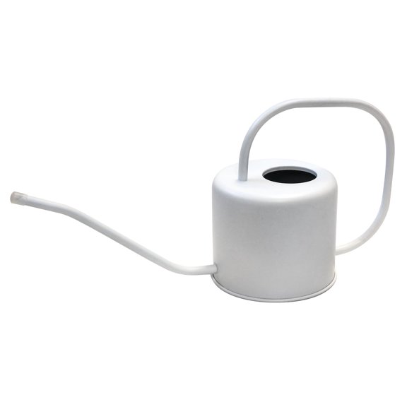 Better Homes & Gardens BHG .35 Gallon Metal Watering Can, Matte White