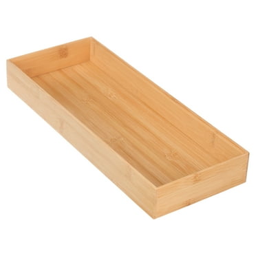 Better Homes & Gardens Bamboo Long Drawer Organizer, 15 IN W x 5.98 IN D x 1.97H, Natural Bamboo Color