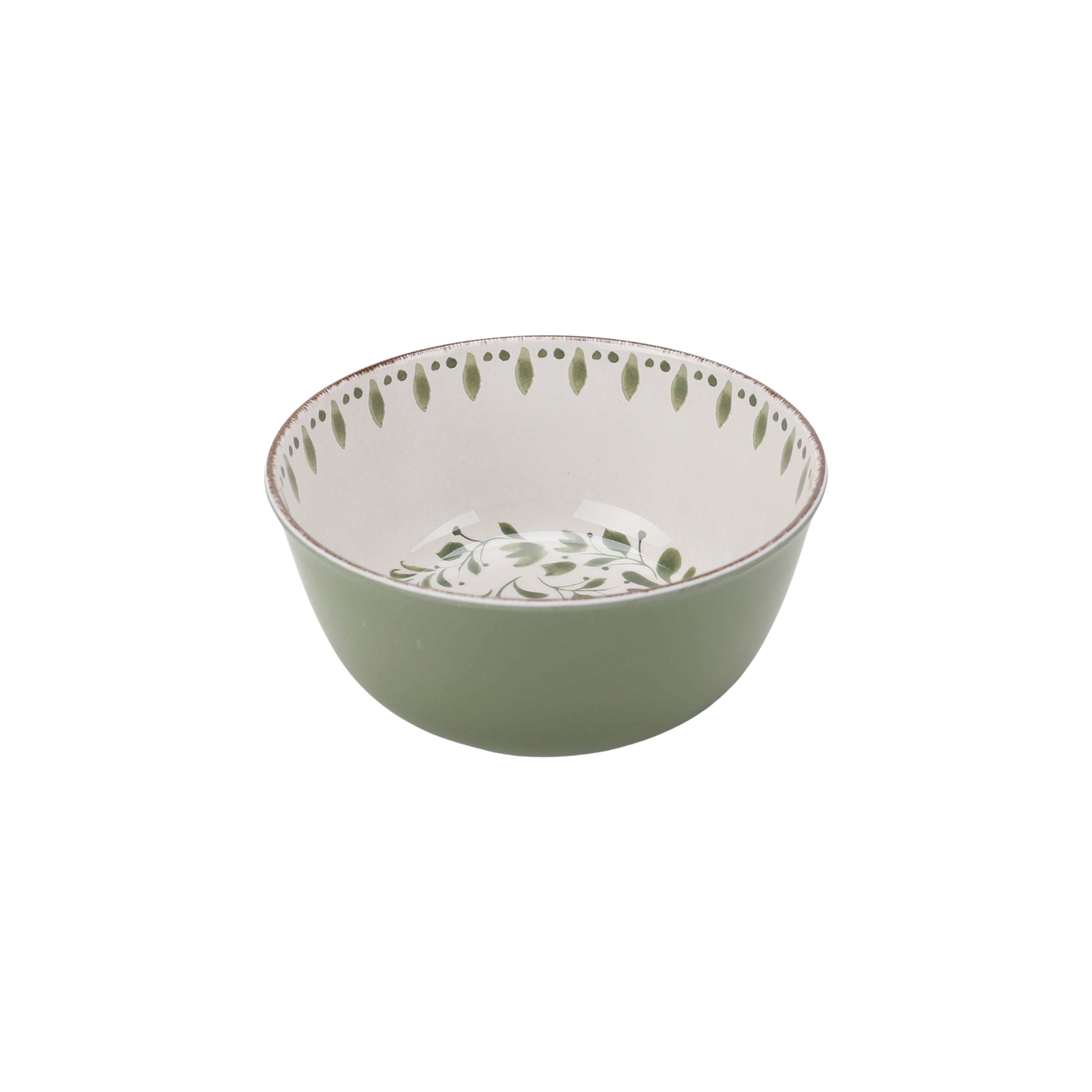 Better Homes & Gardens Bamboo Melamine Cereal Bowl, Green - Walmart.com