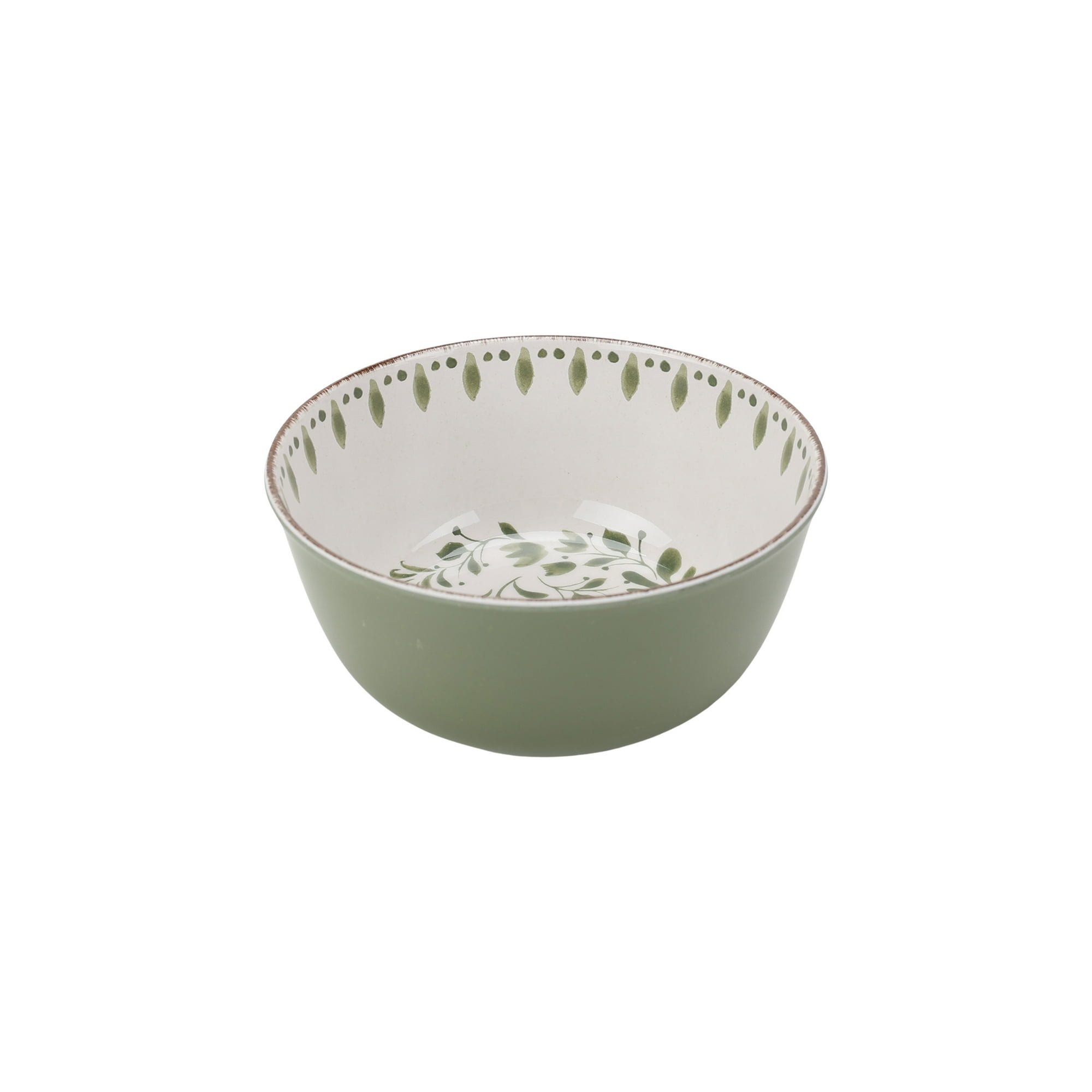 Better Homes & Gardens Bamboo Melamine Cereal Bowl, Green