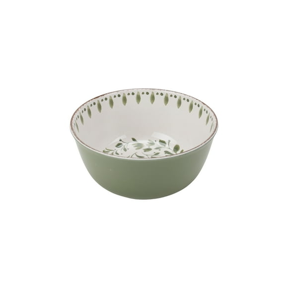 Better Homes & Gardens Bamboo Melamine Cereal Bowl, Green