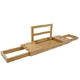 thumbnail interactive-video image 1 of Better Homes & Gardens Bamboo Expandable Bath Tub Tray Caddy, 1 of 5