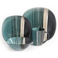 thumbnail image 1 of Better Homes & Gardens Bazaar Teal 16-piece Dinnerware Set, 1 of 7