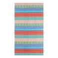 thumbnail interactive-video image 1 of Better Homes & Gardens Beach Collection Summer Pink Striped Cotton-Blend Beach Towel, 1 of 7
