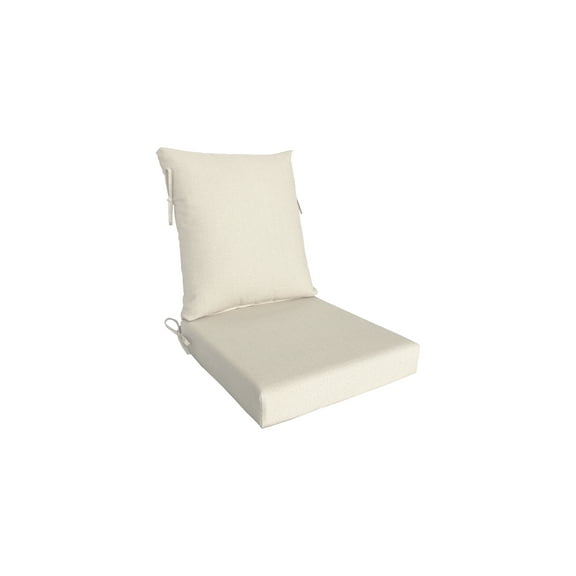 Better Homes & Gardens 20" x 22" Premium Beige Outdoor Dining Chair Cushion