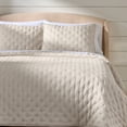 thumbnail image 1 of Better Homes & Gardens Beige Chambray Quilt, Full/Queen, 1 of 5