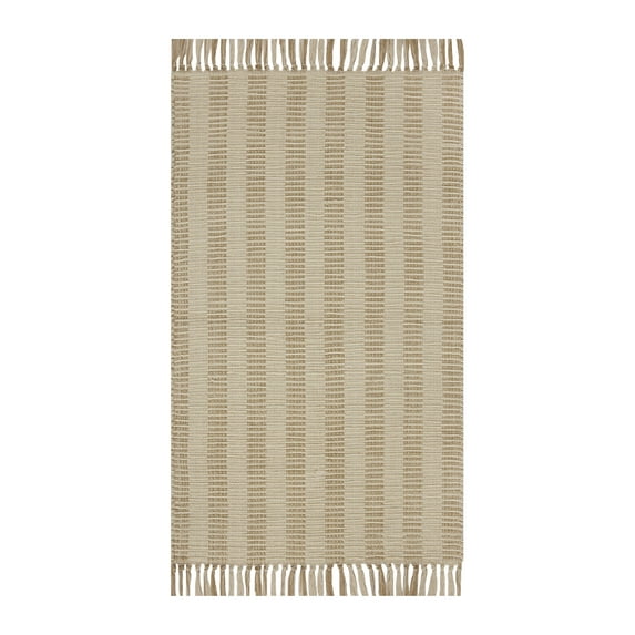 Better Homes & Gardens Beige Lines Indoor 24" x 40" Accent Rug