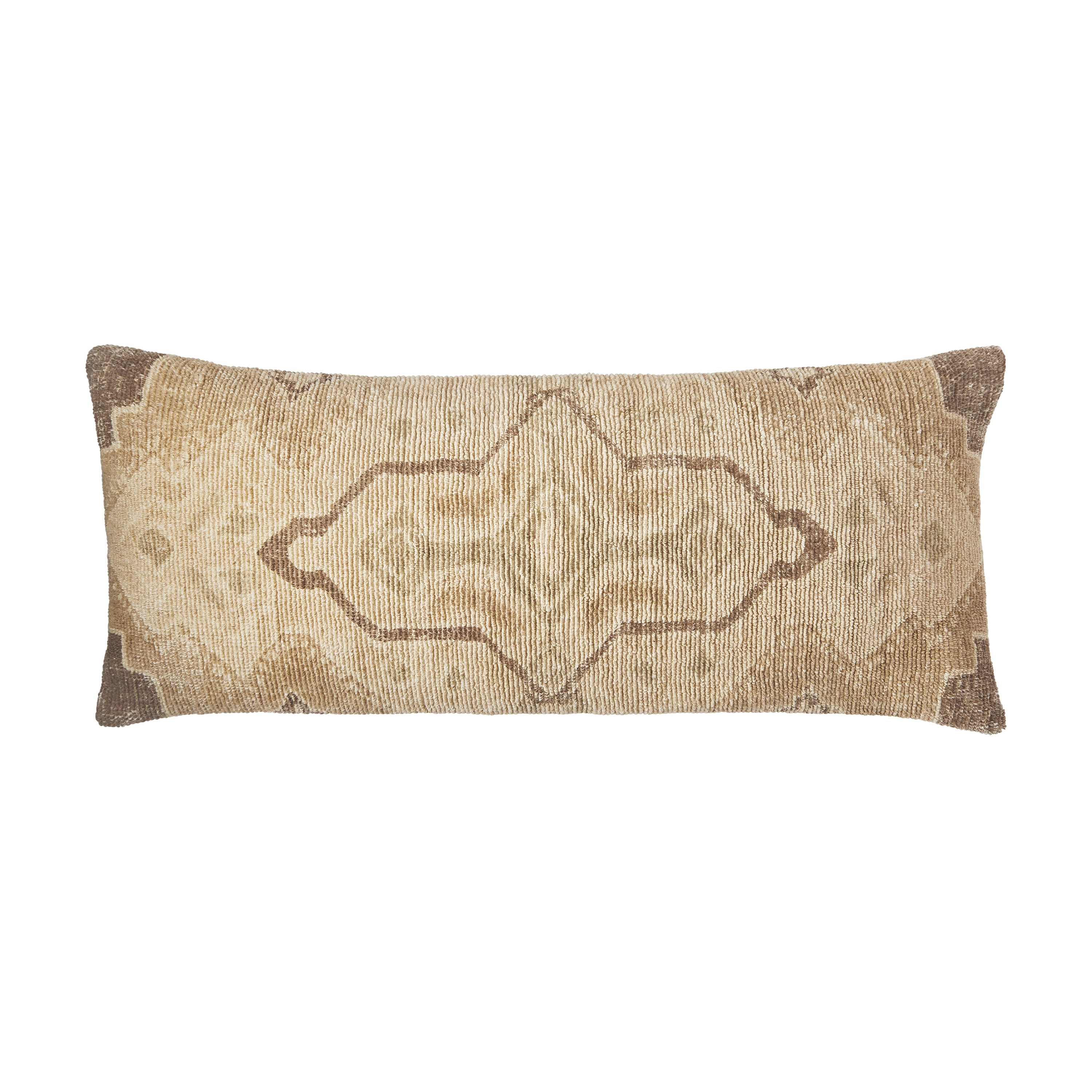 Dave & Jenny Marrs for Better Homes & Gardens Beige Persian Rug Decorative Pillow, 14 in x 36 in