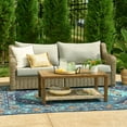 Better Homes & Gardens Bellamy 2 Piece Outdoor Sofa & Coffee Table Set