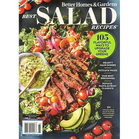 Better Homes & Gardens Best Salad Magazine Issue 65