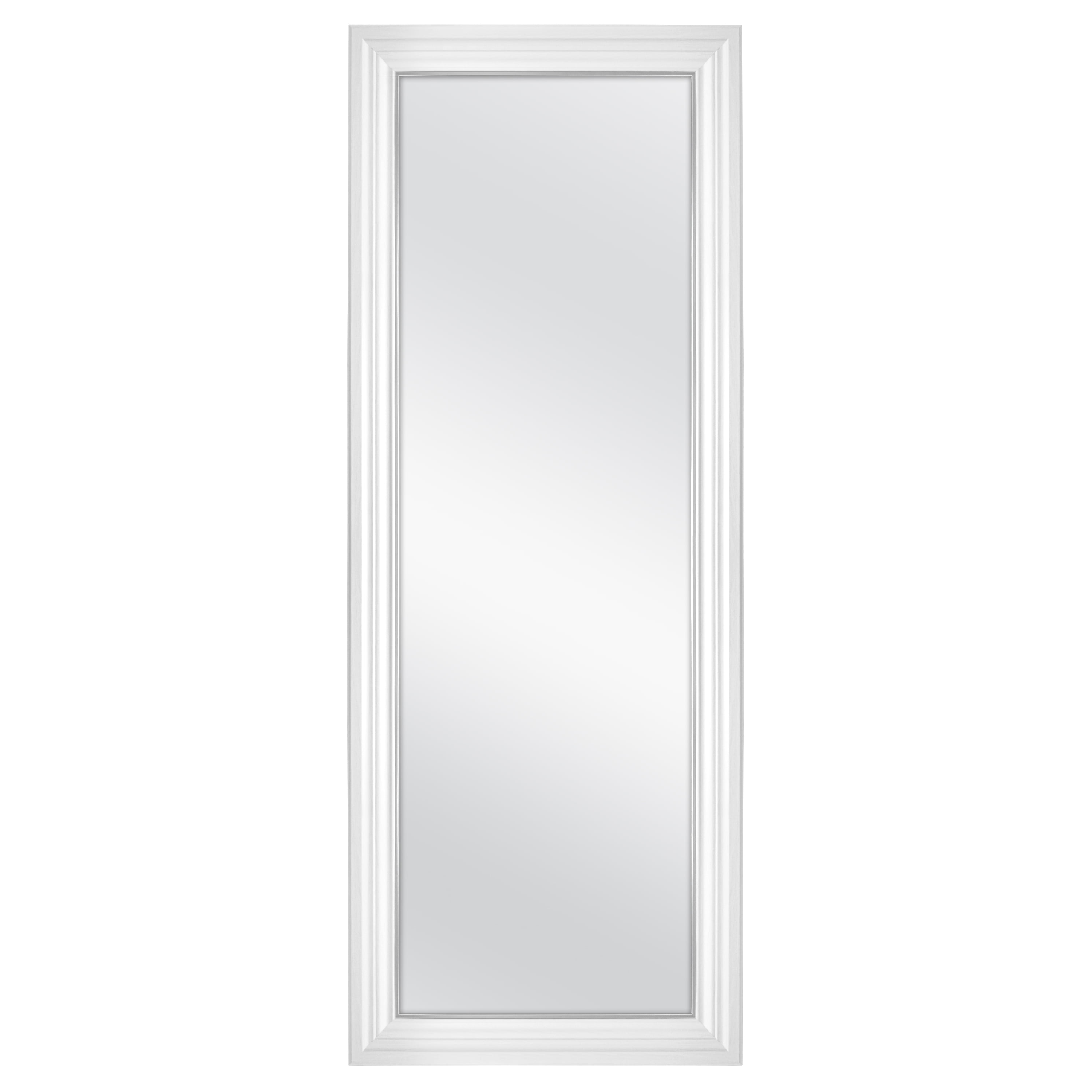 Better Homes & Gardens Bhg 27" x 70" Rectangular Leaner Mirror, White