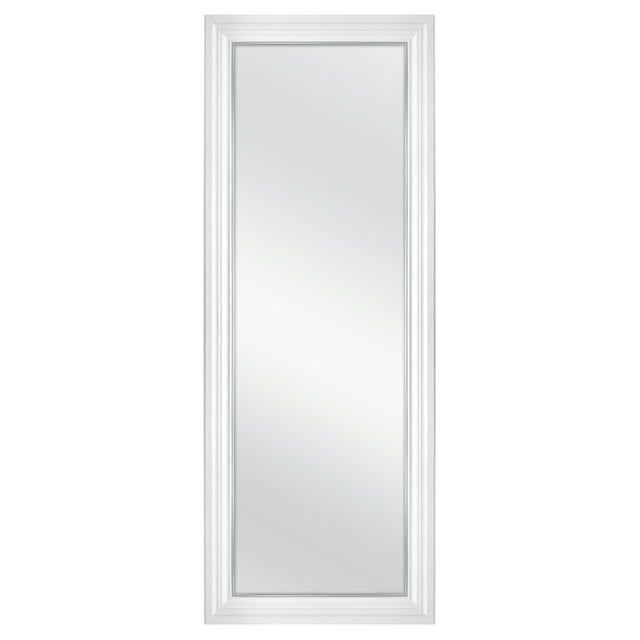 Better Homes & Gardens Bhg 27" x 70" Rectangular Leaner Mirror, White