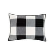 thumbnail image 1 of Better Homes & Gardens Buffalo Plaid Cotton Pillow Shams, Standard, Black & White, 2 Pack, 1 of 11