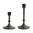 thumbnail image 1 of Better Homes & Gardens Black Cast Iron Metal Taper Candle Holder, 2-Pack, 1 of 11