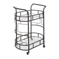 thumbnail image 1 of Better Homes & Gardens Black Metal and Glass Serving Bar Cart, 1 of 6