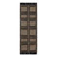 thumbnail image 1 of Better Homes & Gardens Black & Natural Interlocking Jute 30" x 84" Runner Rug, 1 of 11