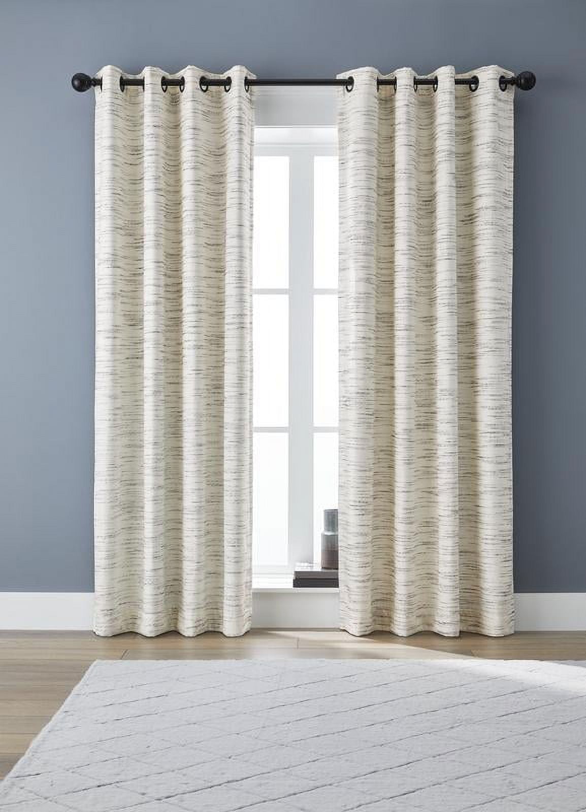 Better Homes & Gardens Blackout Curtain Panel, Black, 53 in x 108 in, 1 Pack
