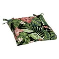 thumbnail image 1 of Better Homes & Gardens Black Tropical 19 x 18 in. Outdoor Seat Cushion with EnviroGuard, 1 of 11