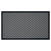 Better Homes & Gardens Black & White Diamond 20" x 34" Indoor Kitchen Rug - 65% Polypropylene, 35% Polyester