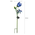 thumbnail image 1 of Better Homes & Gardens Blue Hibiscus Stake Light, 0.8 lb Weight, 1 of 10