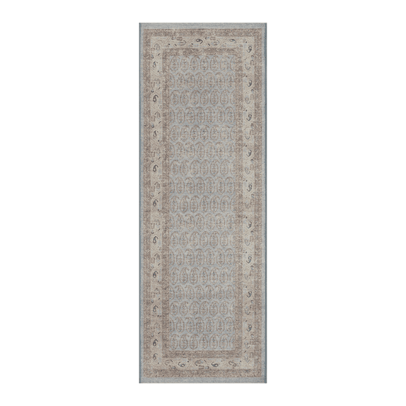 Better Homes & Gardens Blue Paisley Indoor 2.5' x 7' Runner Rug